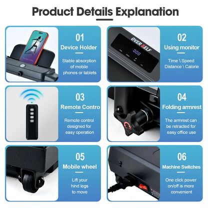 EliteFold Smart Walking Pad Treadmill